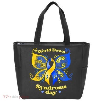 World Down Syndrome Day Awareness Socks Down Right Tote Bag