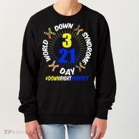 World Down Syndrome Day #DownRightPerfect Women's Sweatshirt thumb 0