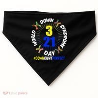 World Down Syndrome Day #DownRightPerfect USA-Made Doggie Bandana thumb 0