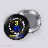 World Down Syndrome Day #DownRightPerfect Button thumb 0