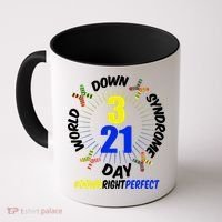 World Down Syndrome Day #DownRightPerfect Coffee Mug thumb 0