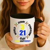World Down Syndrome Day #DownRightPerfect Coffee Mug thumb 3