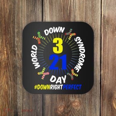 World Down Syndrome Day #DownRightPerfect Coaster