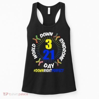 World Down Syndrome Day #DownRightPerfect Women's Tank Top