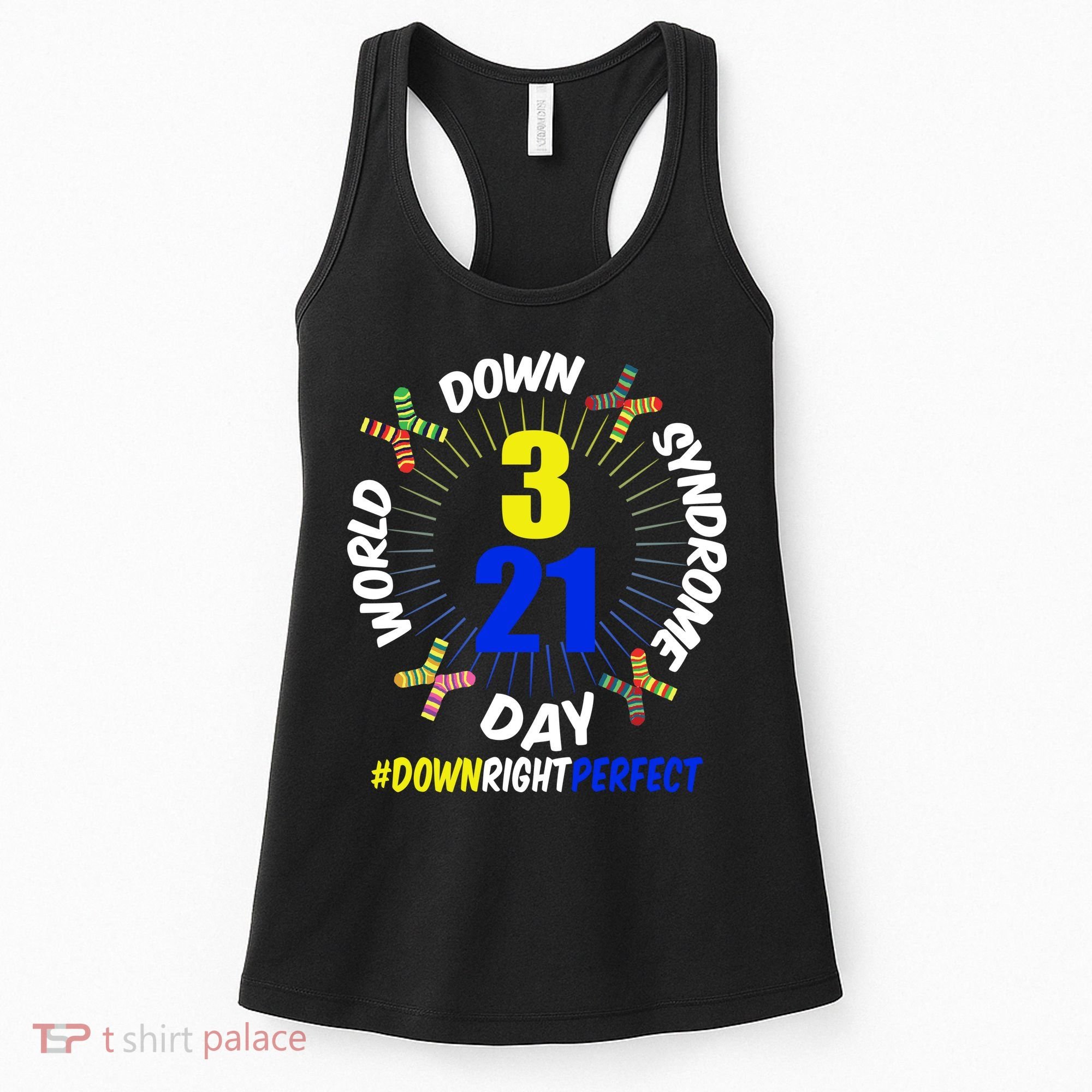 World Down Syndrome Day #DownRightPerfect Women's Tank Top