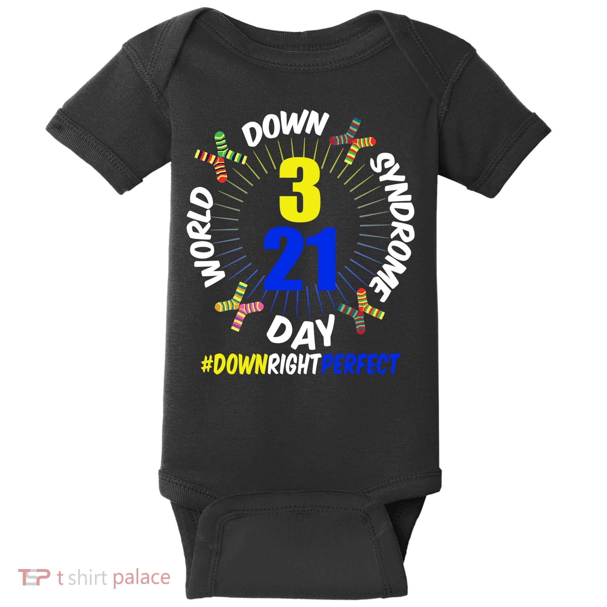 World Down Syndrome Day #DownRightPerfect Baby Bodysuit