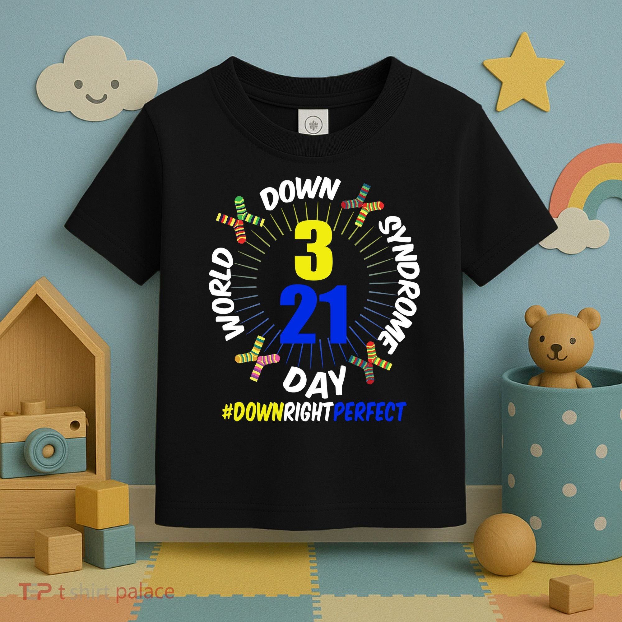World Down Syndrome Day #DownRightPerfect Toddler T-Shirt