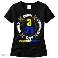World Down Syndrome Day #DownRightPerfect Women's T-Shirt thumb 0