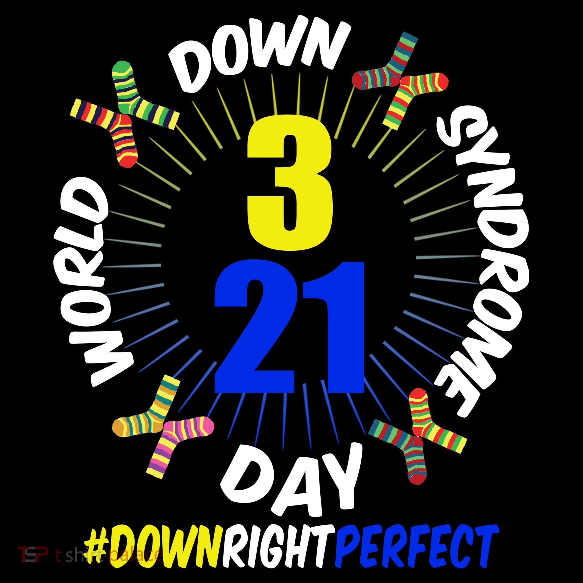 World Down Syndrome Day #DownRightPerfect Kids Sweatshirt
