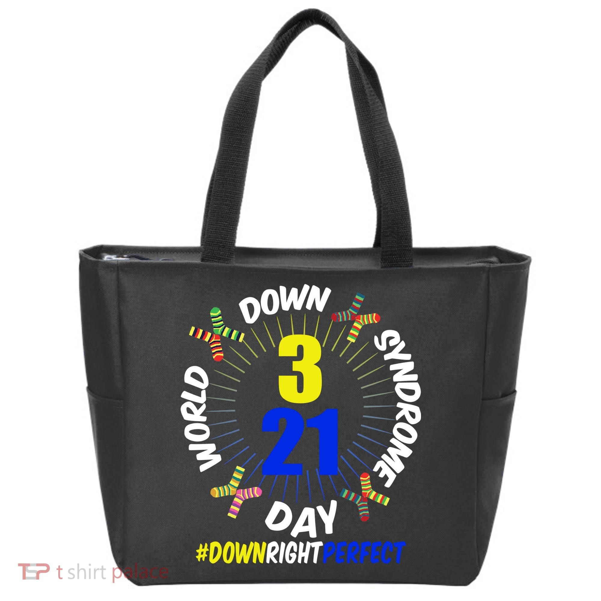 World Down Syndrome Day #DownRightPerfect Tote Bag