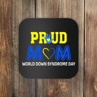 World Down Syndrome Day Mom Awareness March 21 Coaster thumb 0
