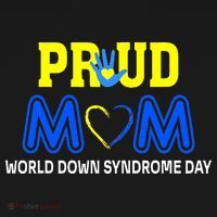 World Down Syndrome Day Mom Awareness March 21 Women's Hoodie thumb 2