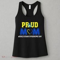 World Down Syndrome Day Mom Awareness March 21 Women's Tank Top thumb 3