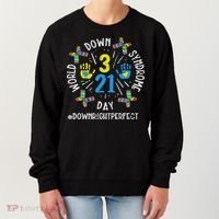 World Down Syndrome Day 321 Awareness Support Women Women's Sweatshirt thumb 0