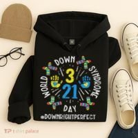 World Down Syndrome Day 321 Awareness Support Women Hoodie thumb 4