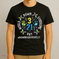 World Down Syndrome Day 321 Awareness Support Women T-Shirt thumb 3