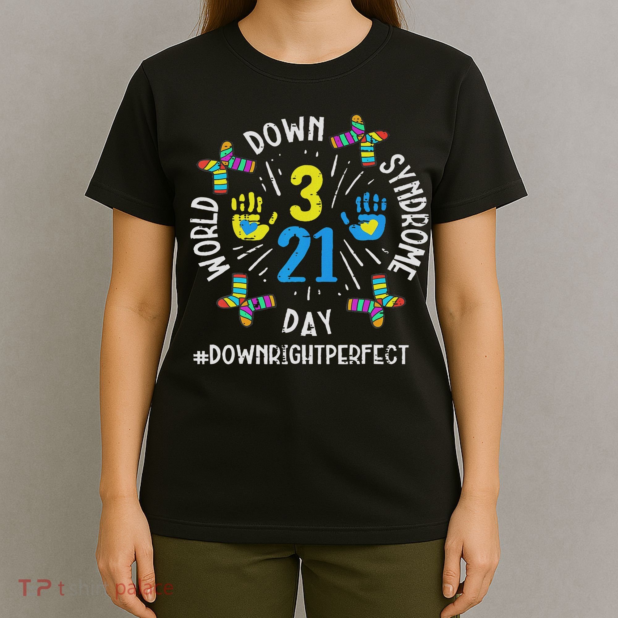 World Down Syndrome Day 321 Awareness Support Women T-Shirt