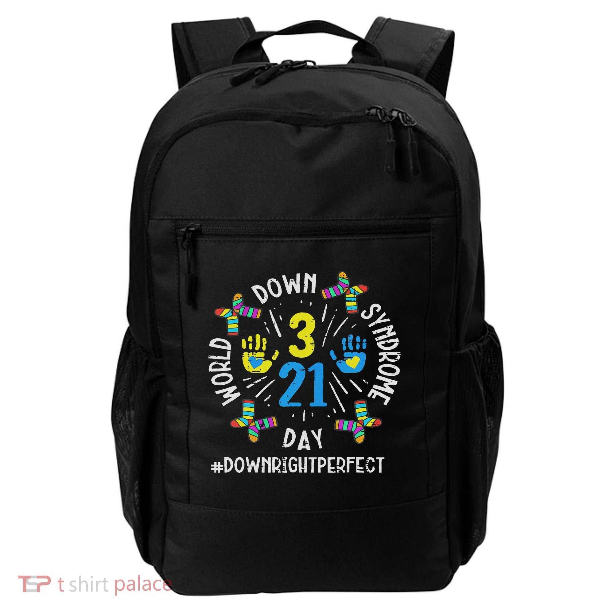 World Down Syndrome Day 321 Awareness Support Women Backpack