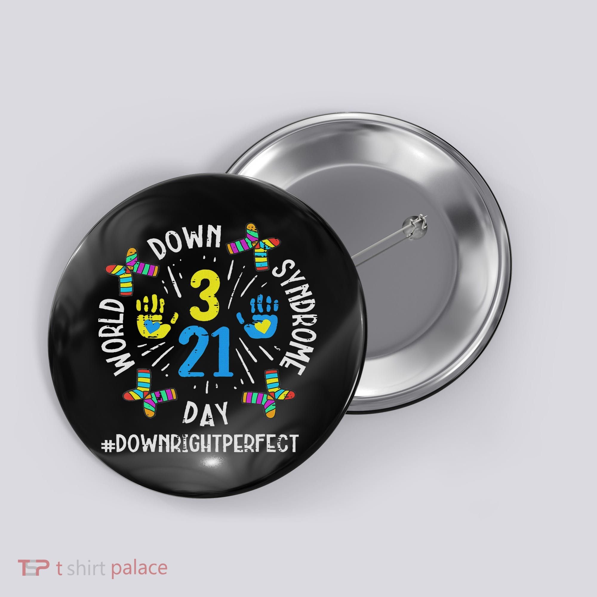 World Down Syndrome Day 321 Awareness Support Women Button