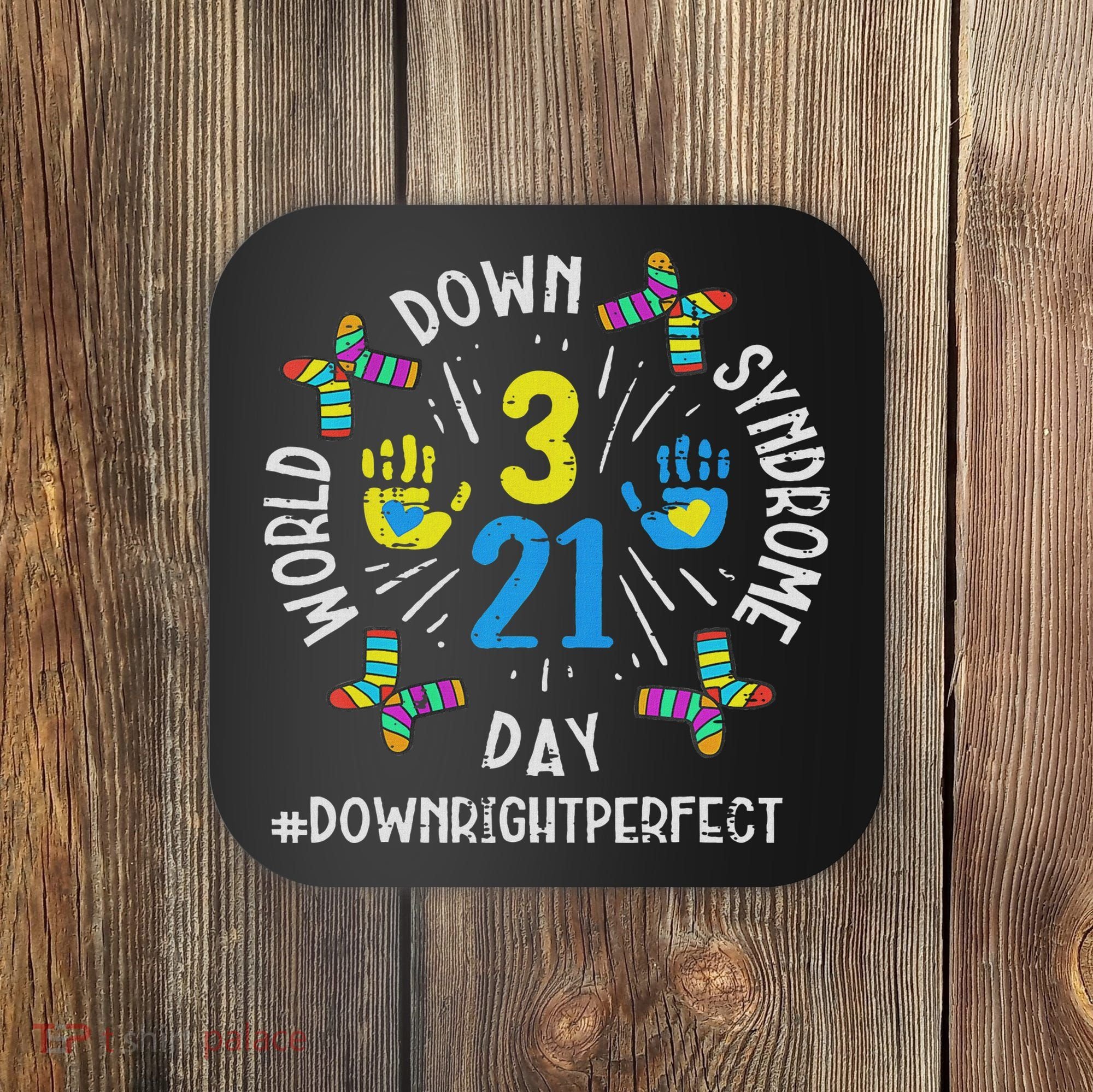 World Down Syndrome Day 321 Awareness Support Women Coaster