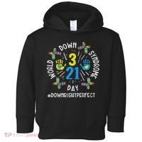 World Down Syndrome Day 321 Awareness Support Women Toddler Hoodie thumb 0