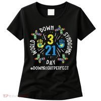 World Down Syndrome Day 321 Awareness Support Women Women's T-Shirt thumb 0