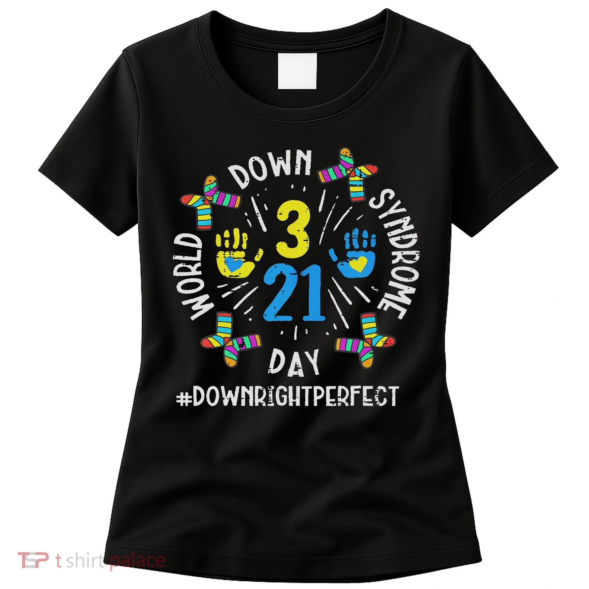 World Down Syndrome Day 321 Awareness Support Women Women's T-Shirt