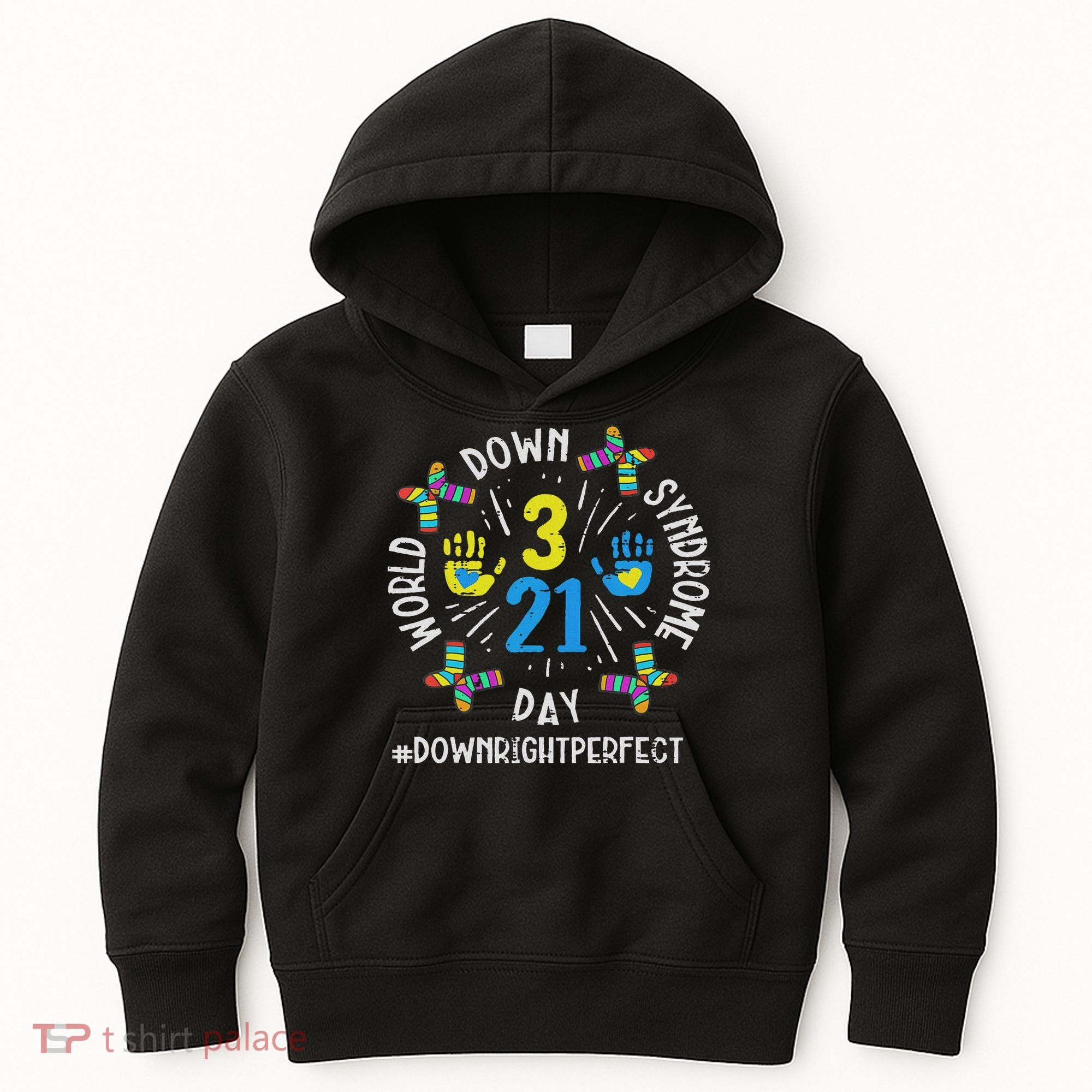World Down Syndrome Day 321 Awareness Support Women Kids Hoodie