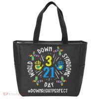 World Down Syndrome Day 321 Awareness Support Women Tote Bag thumb 0