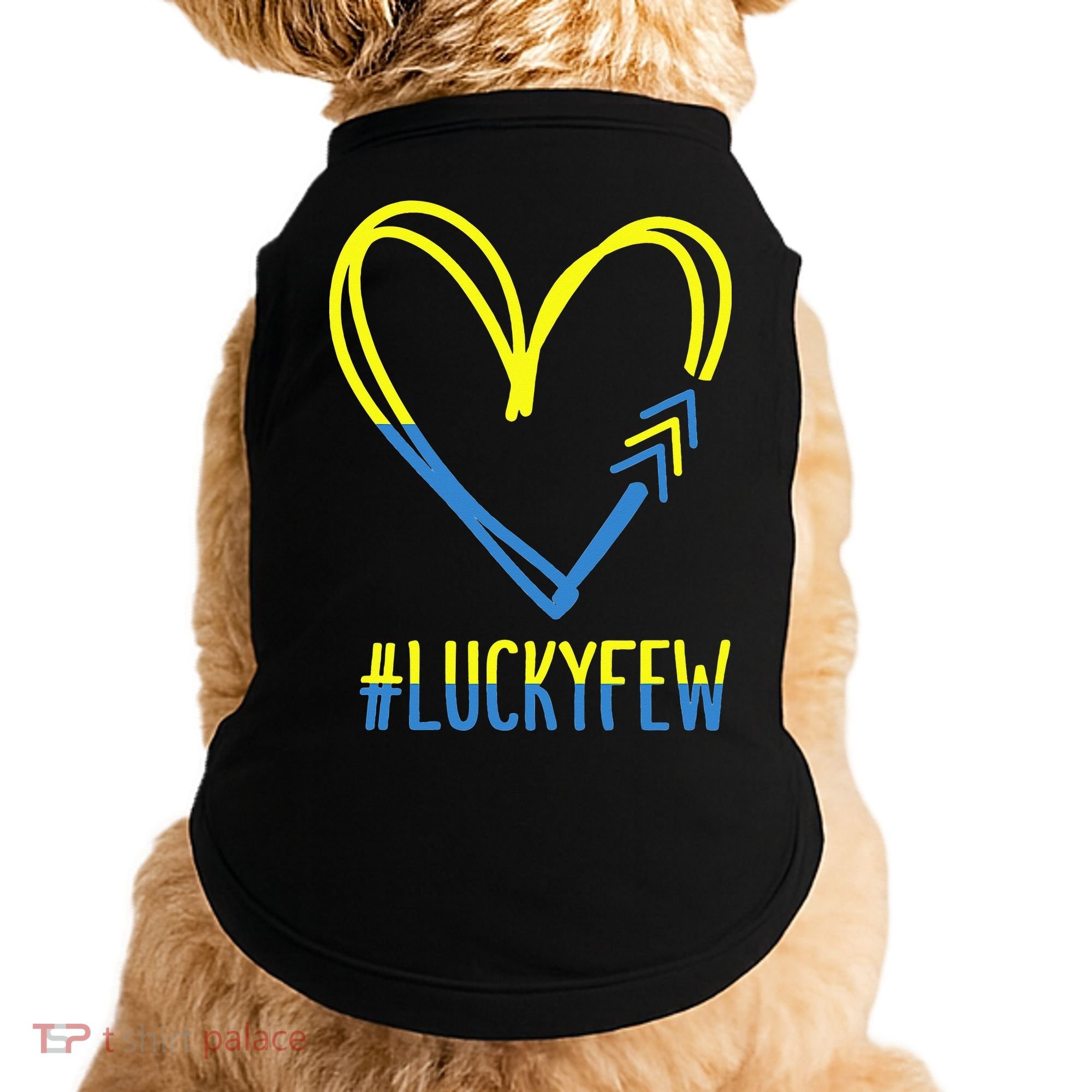 World Down Syndrome Awareness Day 3 Arrows Lucky Few Tattoo Doggie Tank
