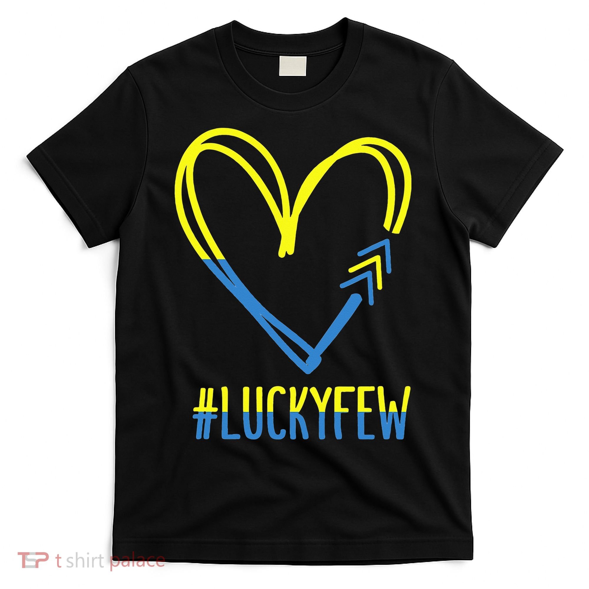 World Down Syndrome Awareness Day 3 Arrows Lucky Few Tattoo T-Shirt