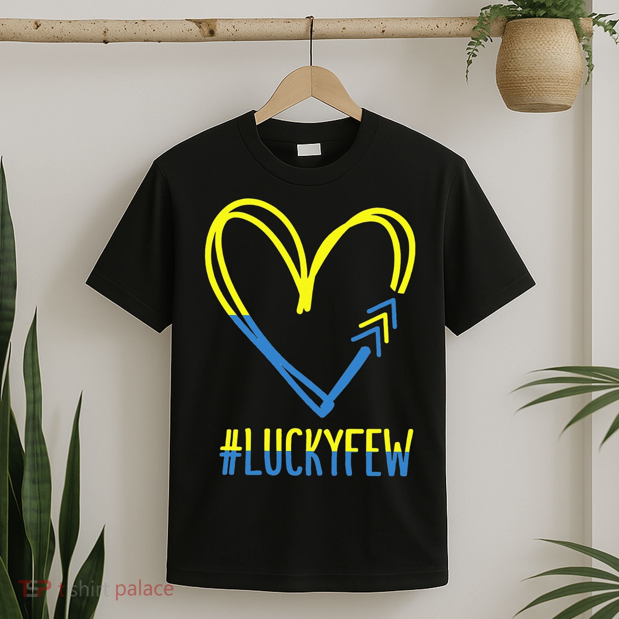 World Down Syndrome Awareness Day 3 Arrows Lucky Few Tattoo T-Shirt
