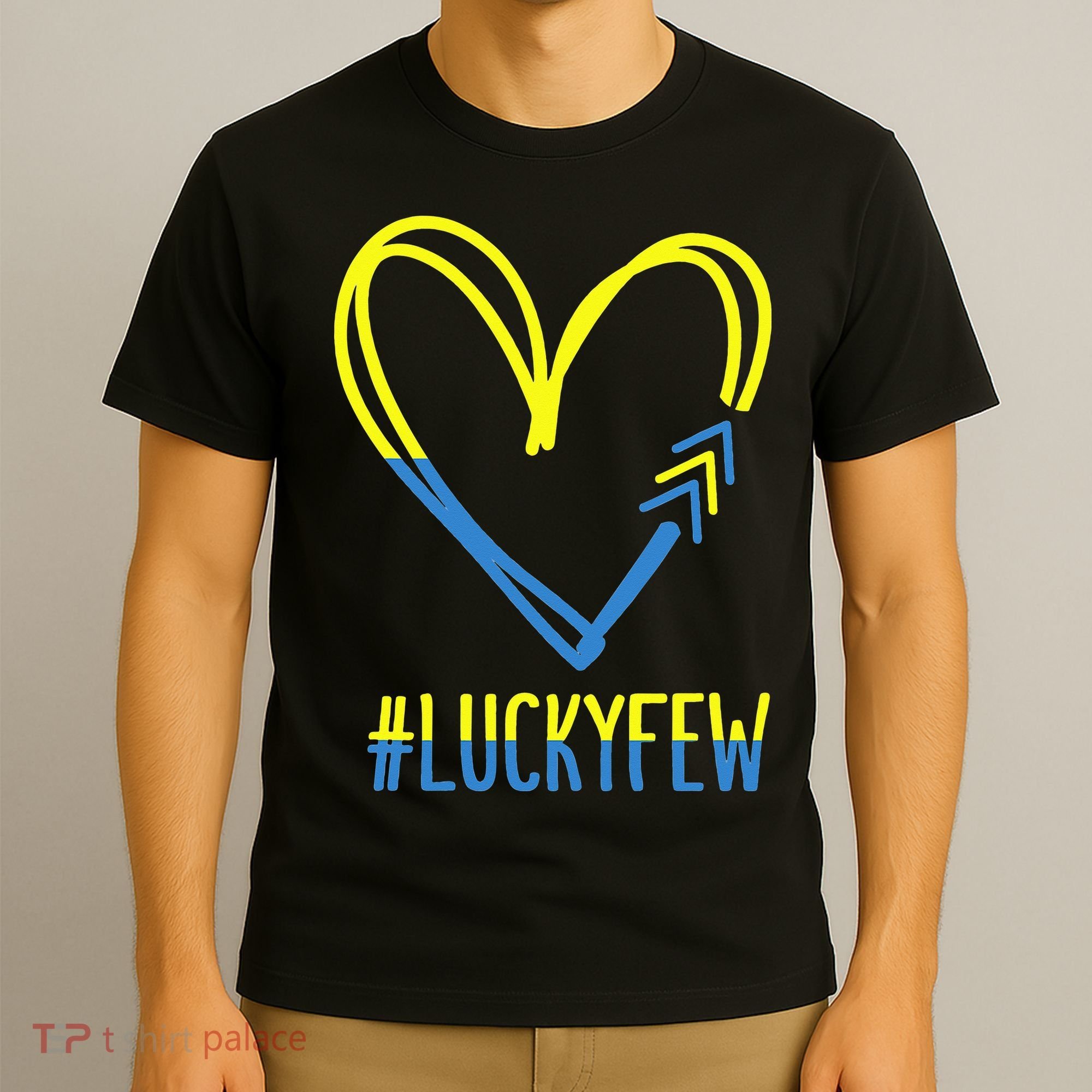 World Down Syndrome Awareness Day 3 Arrows Lucky Few Tattoo T-Shirt