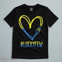 World Down Syndrome Awareness Day 3 Arrows Lucky Few Tattoo T-Shirt thumb 5