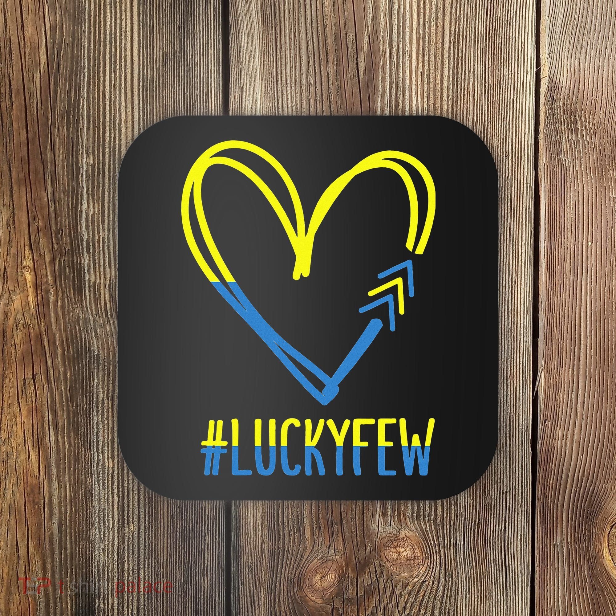 World Down Syndrome Awareness Day 3 Arrows Lucky Few Tattoo Coaster