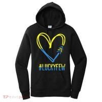 World Down Syndrome Awareness Day 3 Arrows Lucky Few Tattoo Women's Hoodie thumb 0
