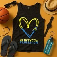 World Down Syndrome Awareness Day 3 Arrows Lucky Few Tattoo Tank Top thumb 4