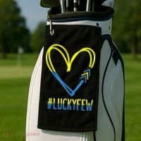 World Down Syndrome Awareness Day 3 Arrows Lucky Few Tattoo Golf Towel thumb 2