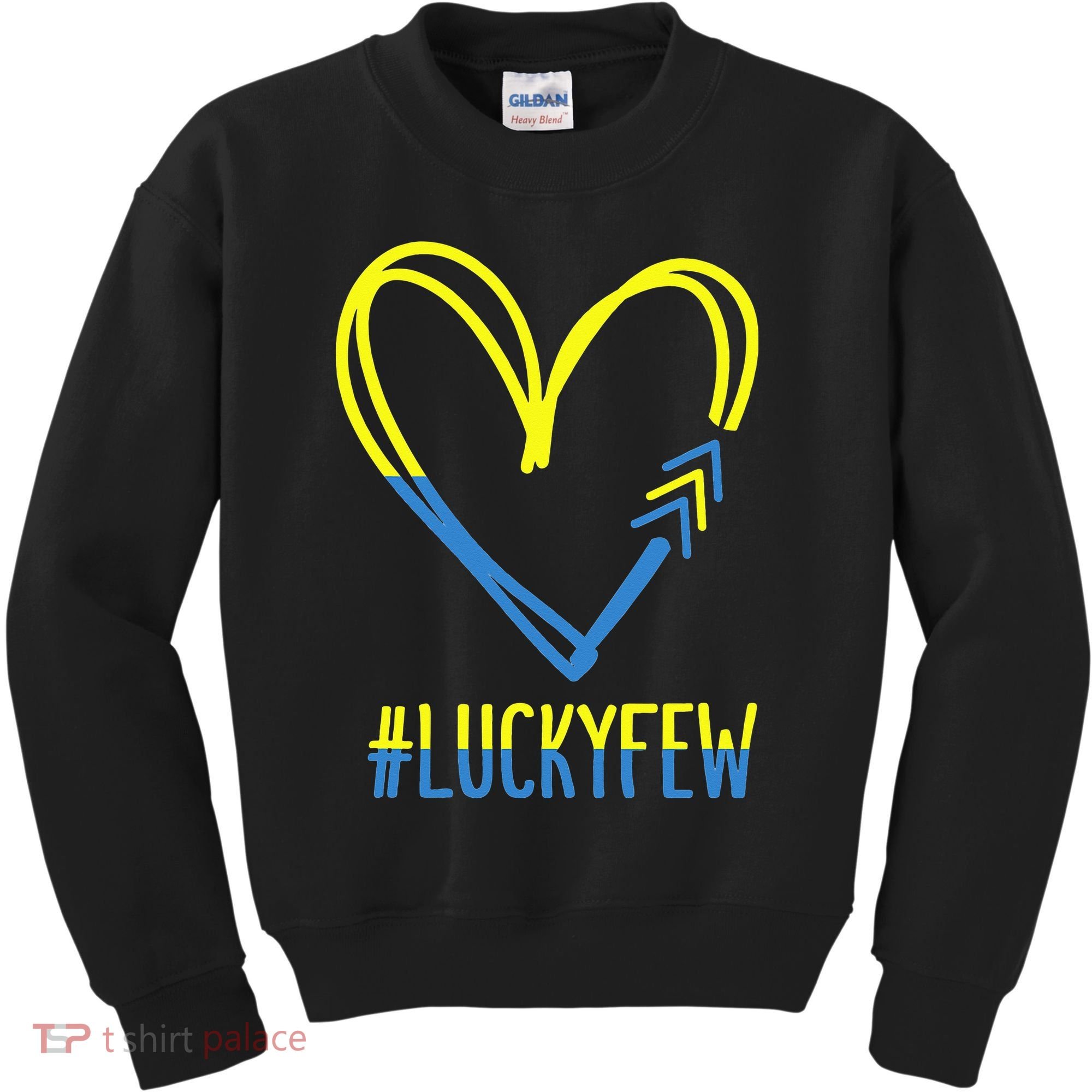 World Down Syndrome Awareness Day 3 Arrows Lucky Few Tattoo Kids Sweatshirt