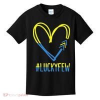 World Down Syndrome Awareness Day 3 Arrows Lucky Few Tattoo Kids T-Shirt thumb 0