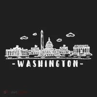 Washington Dc Skyline Women's Sweatshirt thumb 2