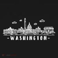 Washington Dc Skyline Doggie Tank thumb 4