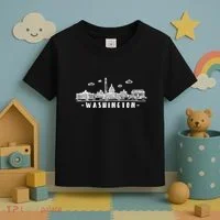 Washington Dc Skyline Toddler T-Shirt thumb 3