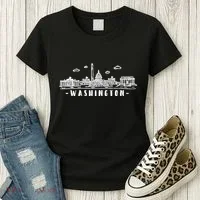 Washington Dc Skyline Women's T-Shirt thumb 3