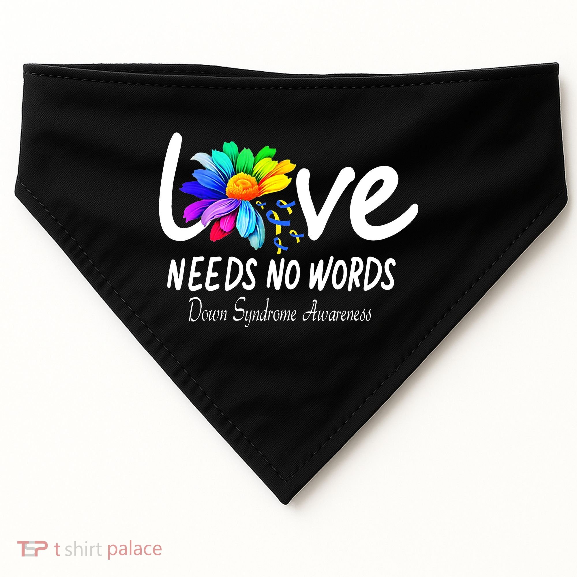 World Down Syndrome Day - Rock Your Socks Awareness USA-Made Doggie Bandana