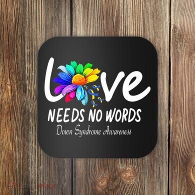World Down Syndrome Day - Rock Your Socks Awareness Coaster