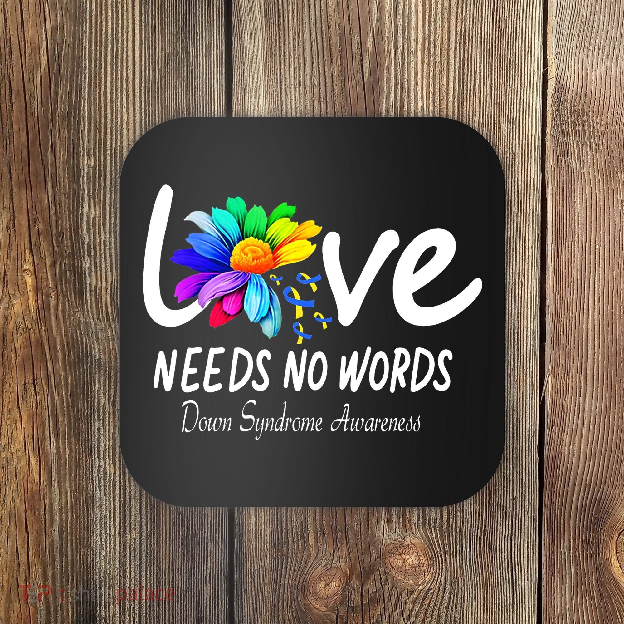 World Down Syndrome Day - Rock Your Socks Awareness Coaster