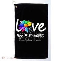 World Down Syndrome Day - Rock Your Socks Awareness Golf Towel thumb 0
