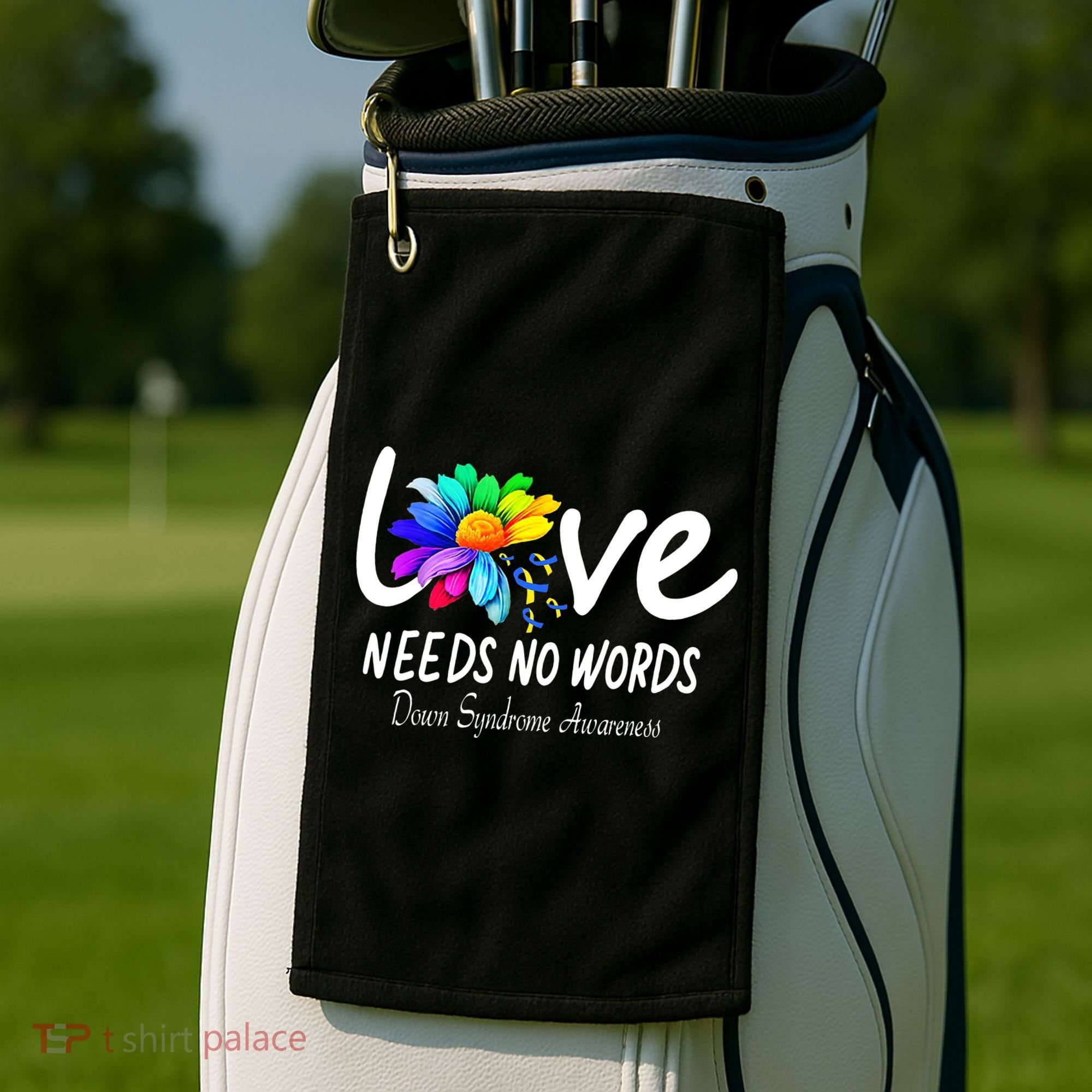World Down Syndrome Day - Rock Your Socks Awareness Golf Towel