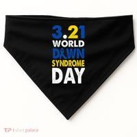 World Down Syndrome March 21st Awareness USA-Made Doggie Bandana thumb 0